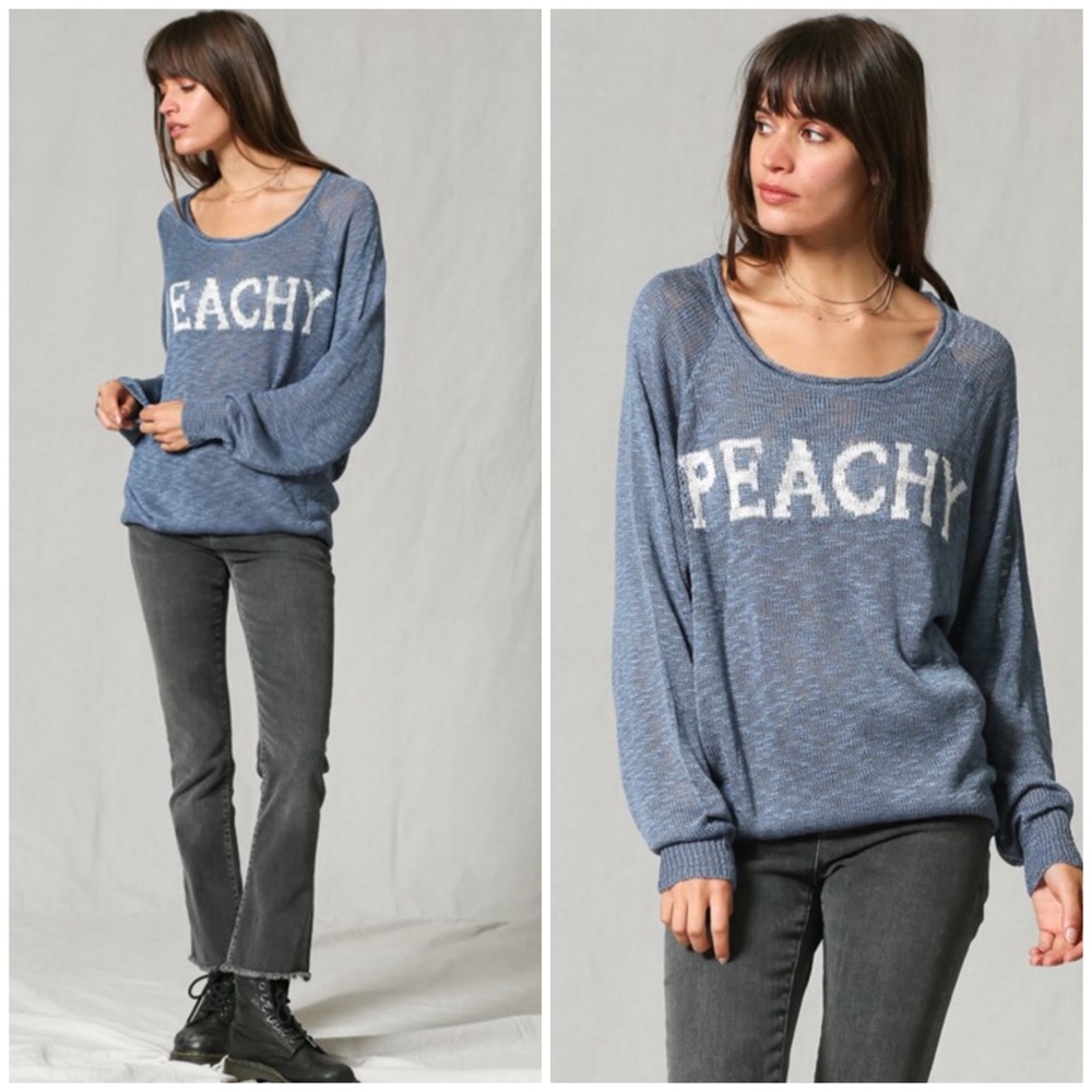 3 PACK | “PEACHY” IVORY NAVY TOP